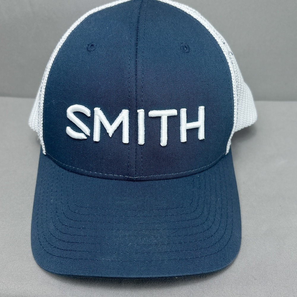 Smith Optics Mesh Back Trucker Baseball Hat - Navy / White One Size